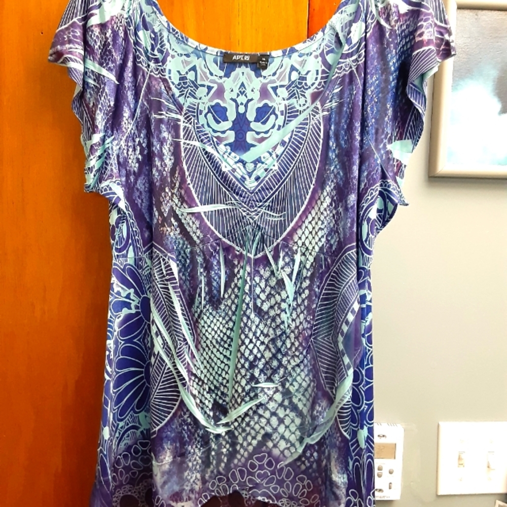 Apt 9 Blouse Large purple